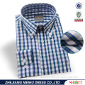 wholesale summer non iron long sleeve check shirts for men